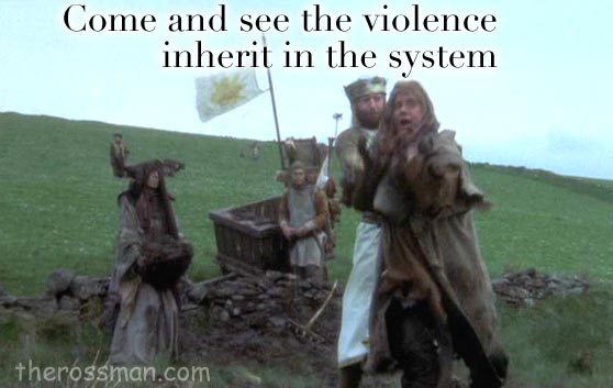 Violence inherit the system