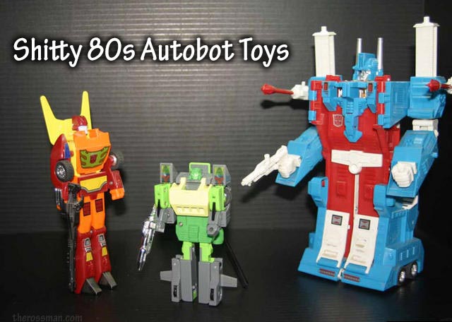 Shitty 80s Transformer toys