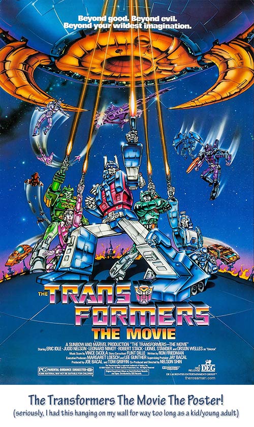 Transformers the Movie the Poster