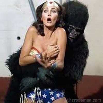 Wonder Woman 70s Tv with Gorilla, because why not?