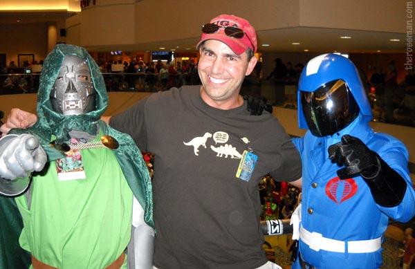 Me, Dr. Doom, and Cobra Commander chillin at the DC