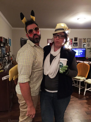 Hipster Pikachu and Hipster Ash Ketchum