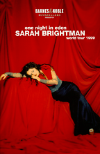 Sarah Brightman's ONE NIGHT IN EDEN Concert book.