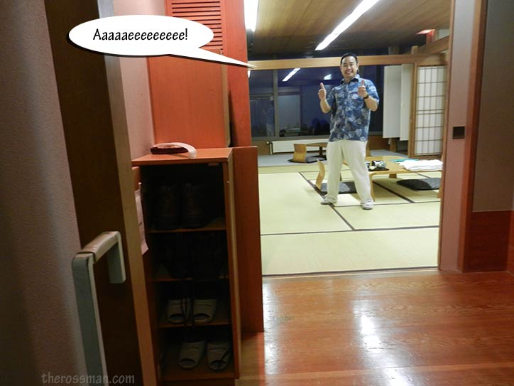 Our Hakone Hot Springs hotel room